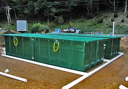 Advantex-AX100 pods installed at Humbug State Park Campground